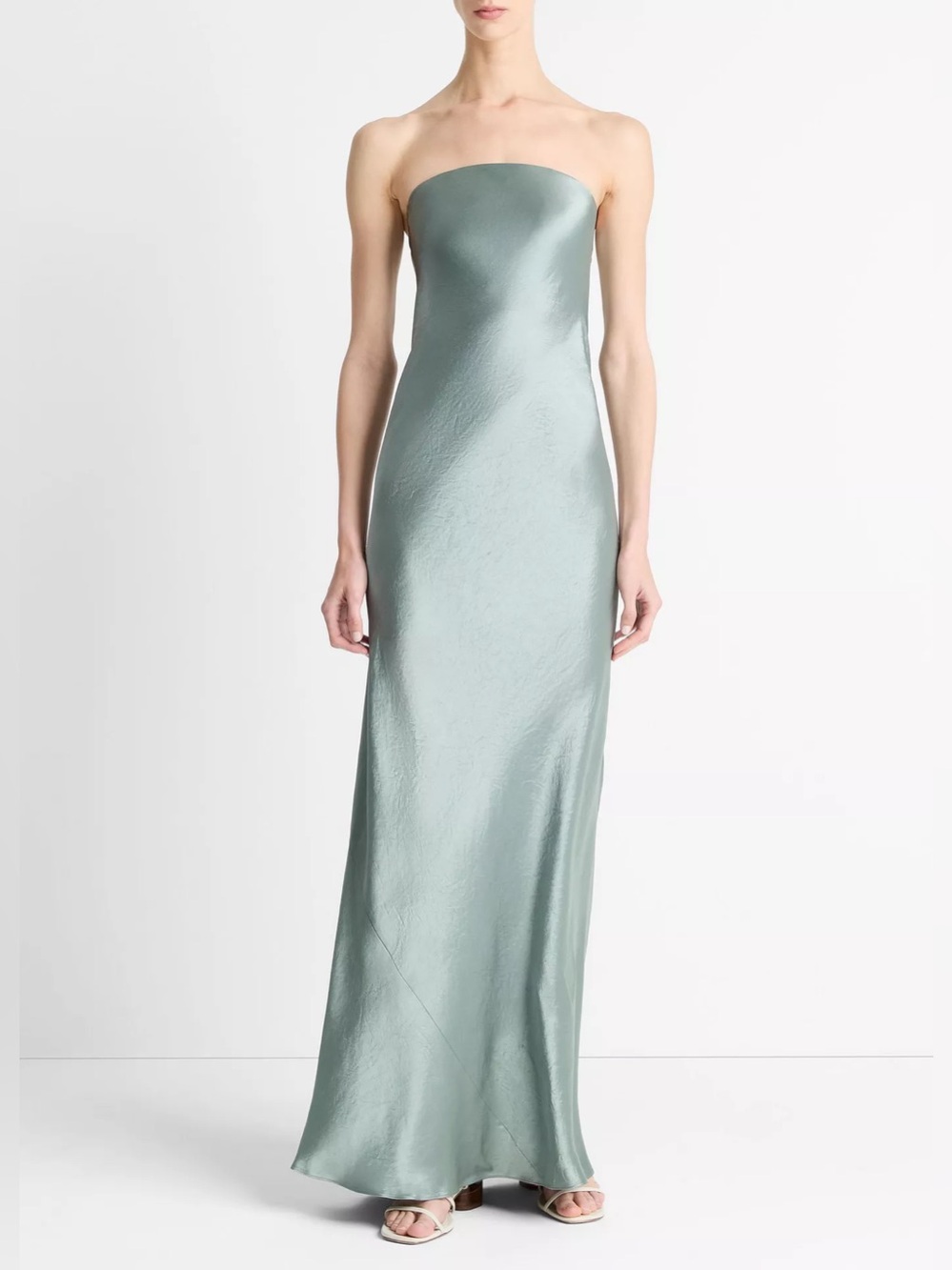 Vince Clay Sage Satin Strapless Maxi Dress
Size 4 New with tags